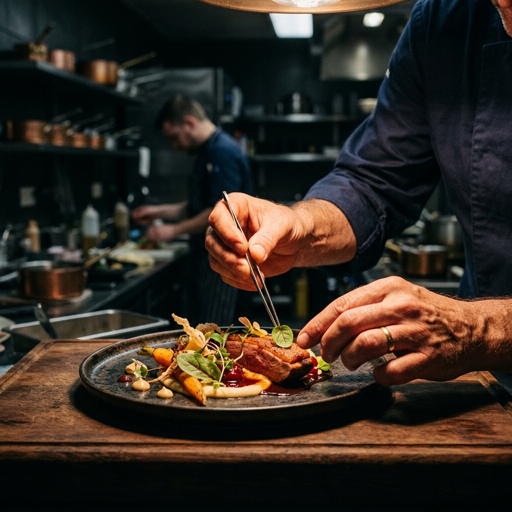 Chef plating